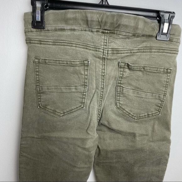 Urban Heritage Solid Green Distressed Skinny Jeggings Spandex Cotton Blend M - Picture 5 of 14